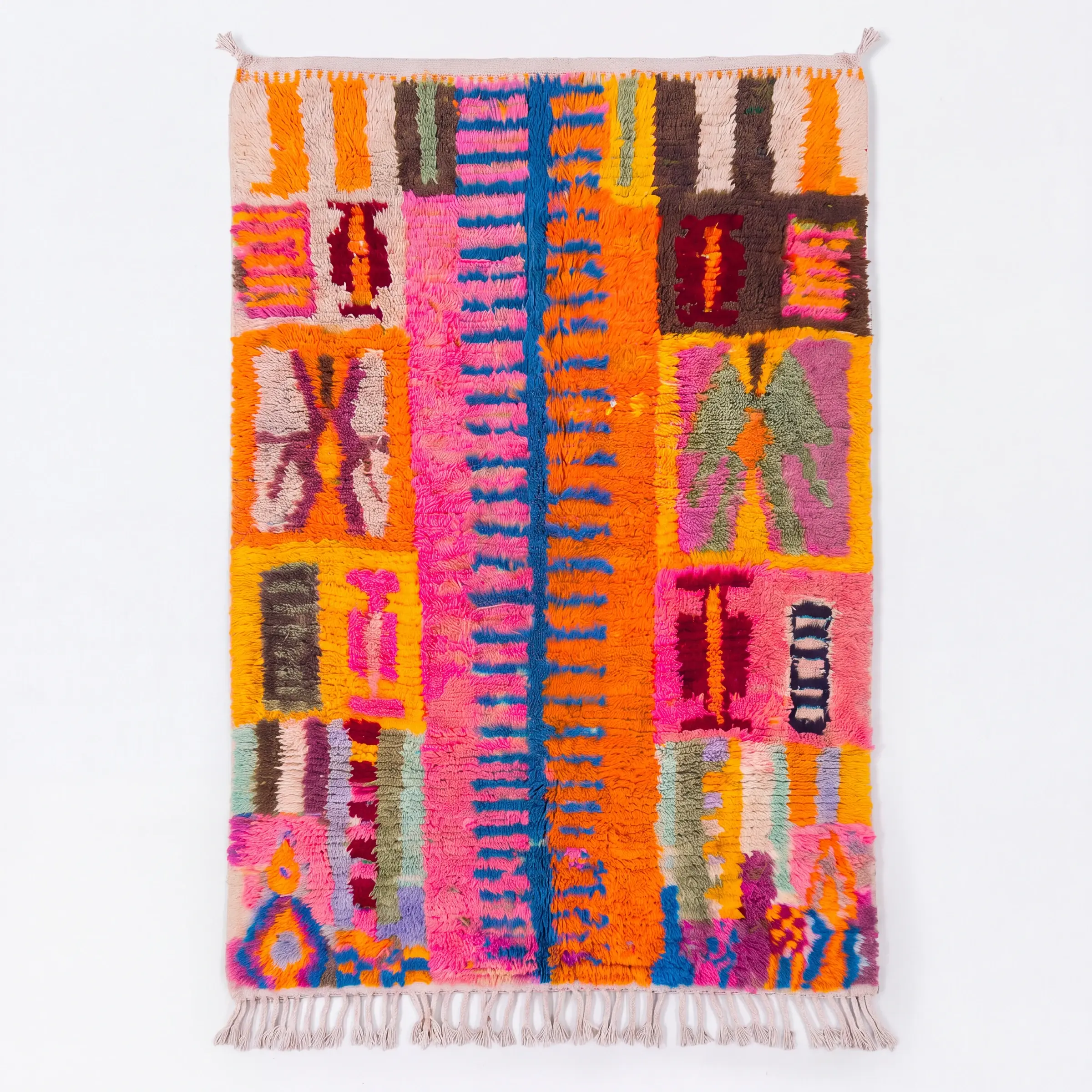 Vibrant Multicolor Moroccan Rug