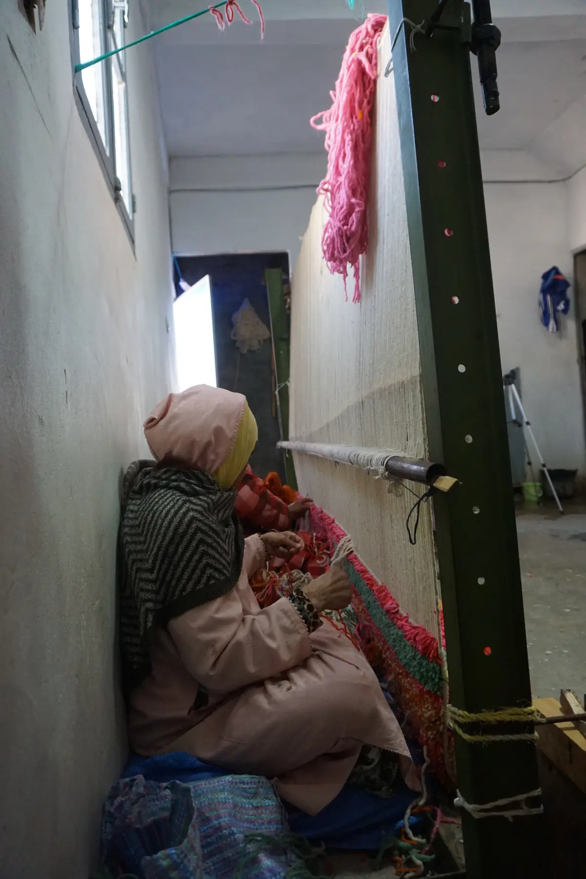Artisan at the loom