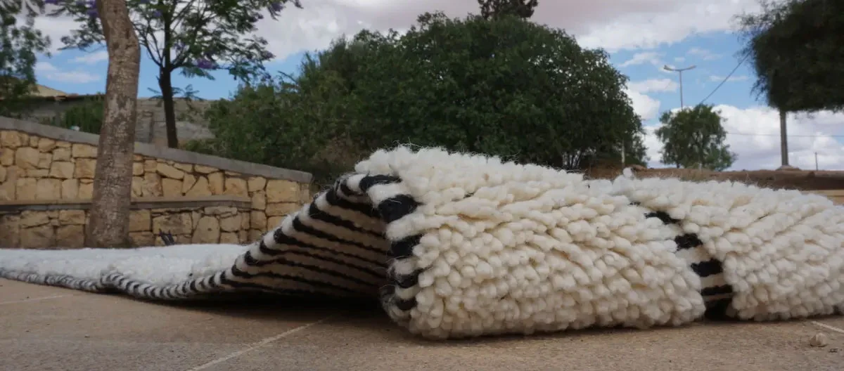 Authentic handcrafted Moroccan rug